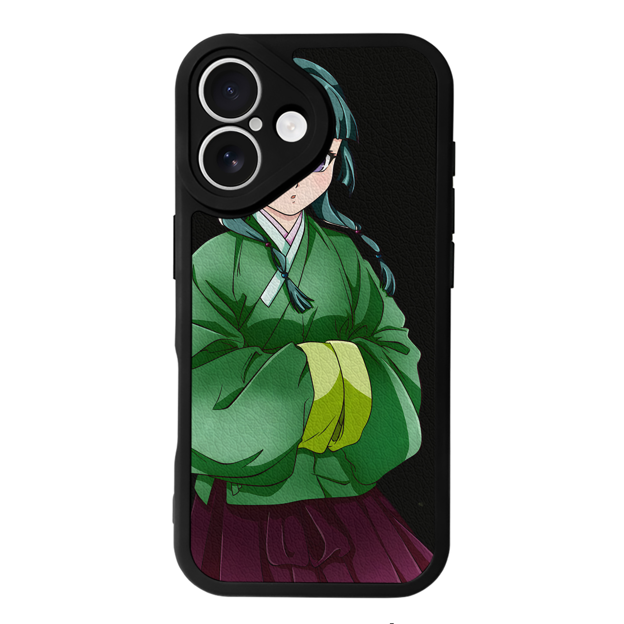 （画像用） 薬屋のひとりごと The Apothecary Diaries 【iPhone 16シリーズ対応】シリコンスマホケース（レザー調） 材質：シリコン